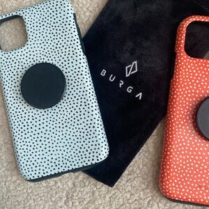 Two iPhone 11 BURGA TOUGH cases